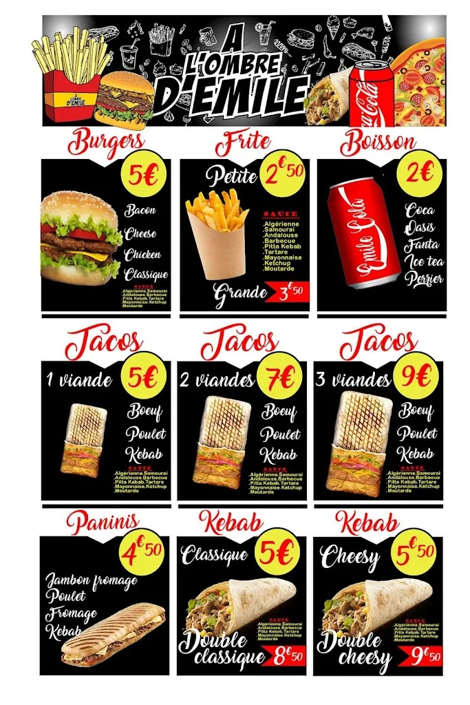 Menu_A L'ombre D'Émile_Aigues-Vives_image_2