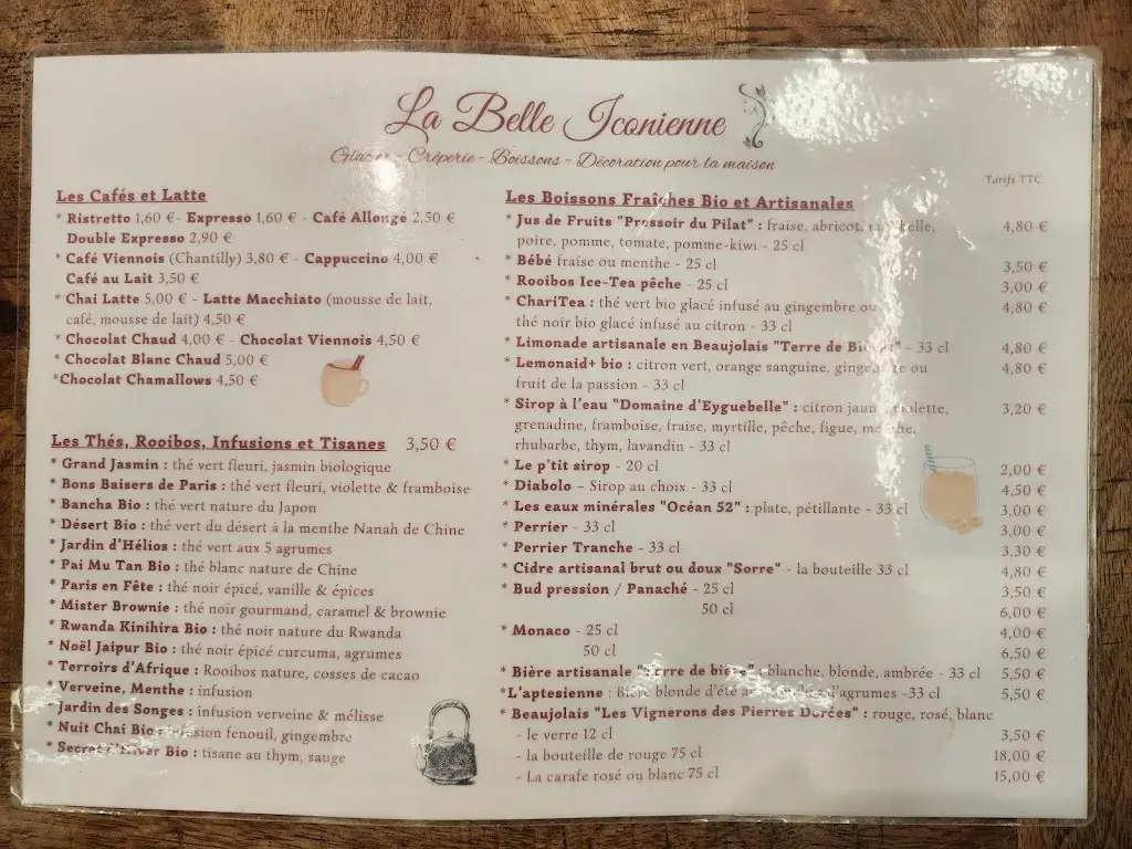 Menu_La Belle Iconienne crêperie glacier_d'Oingt_immagine_4