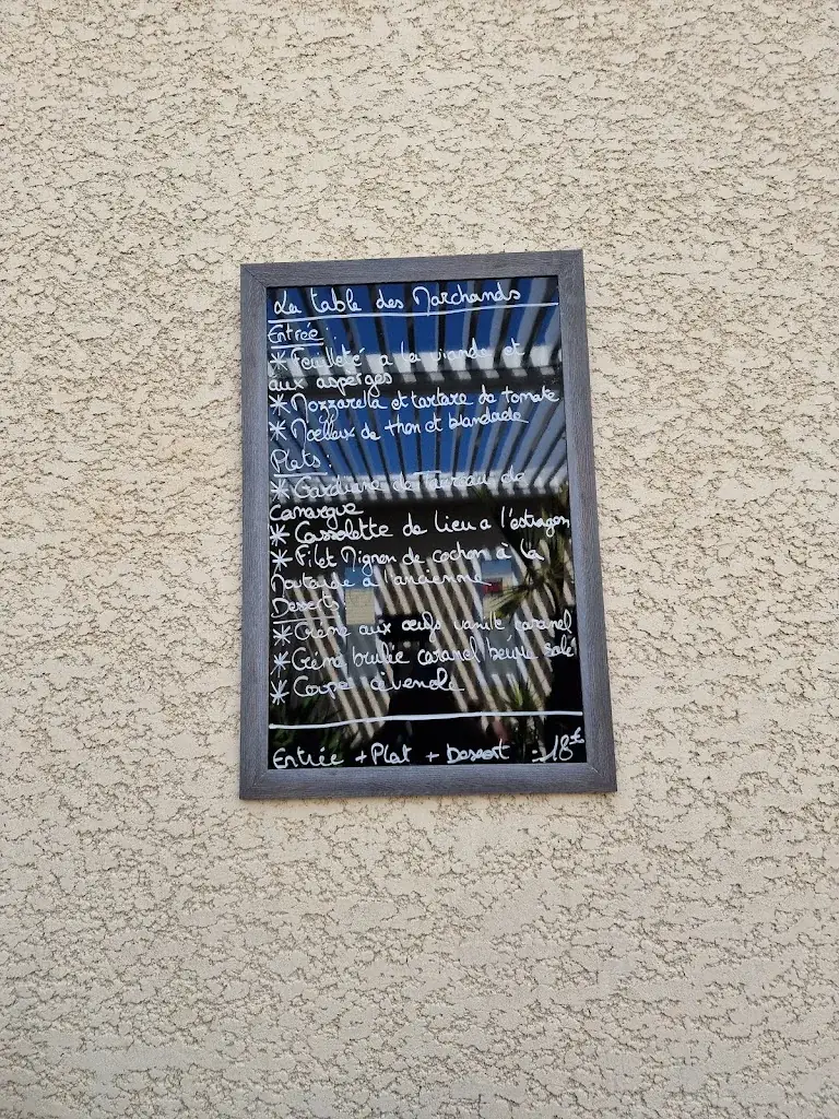 Menu_La table des Marchands_Calvisson_image_1