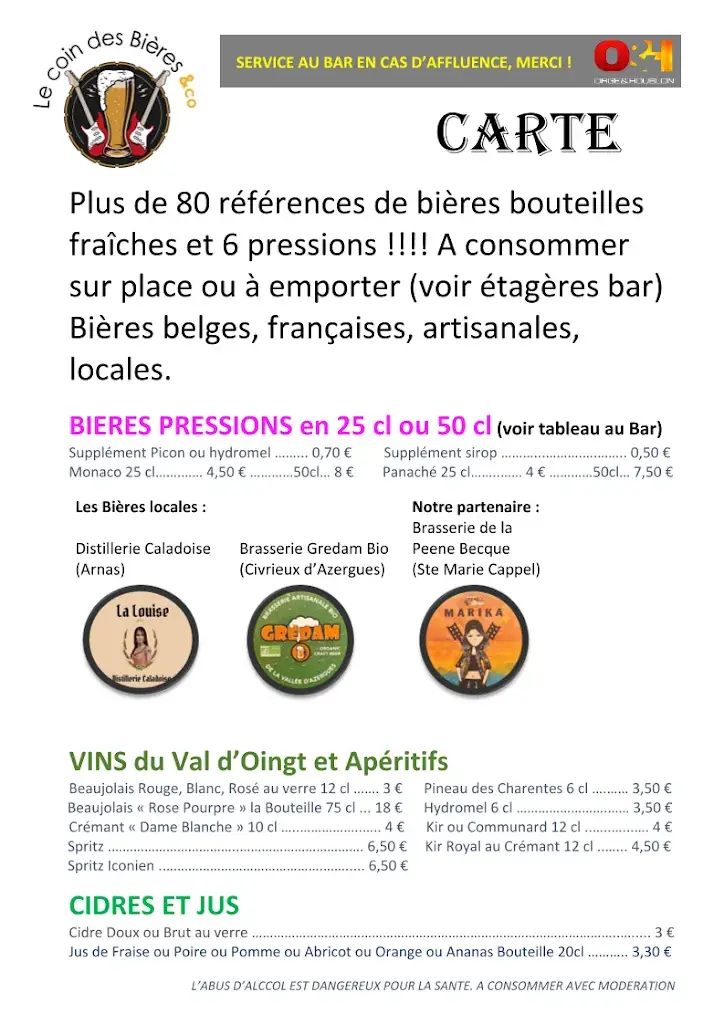 Menu_Le coin des bières & co_d'Oingt_image_2