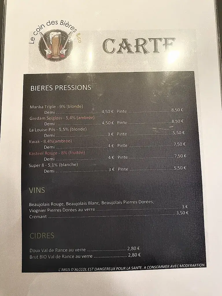 Menu_Le coin des bières & co_d'Oingt_image_4