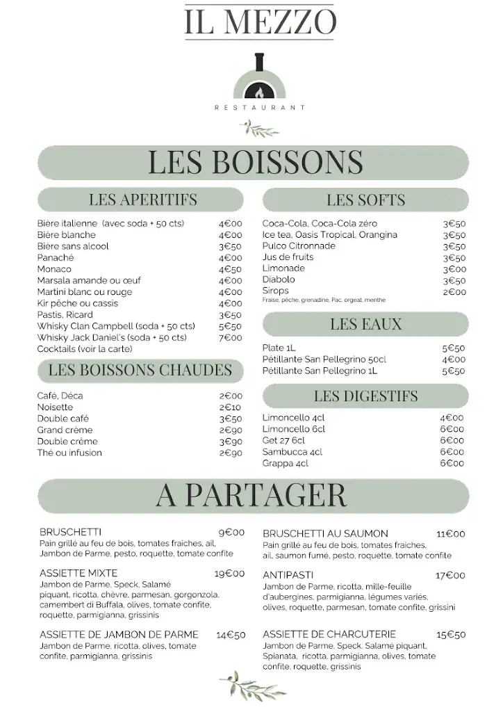 Menü_Il Mezzo_Aimargues_Bild_4