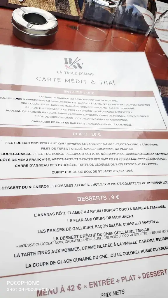 Menu_La Table D'amis Chez Richard_Marsillargues_image_3