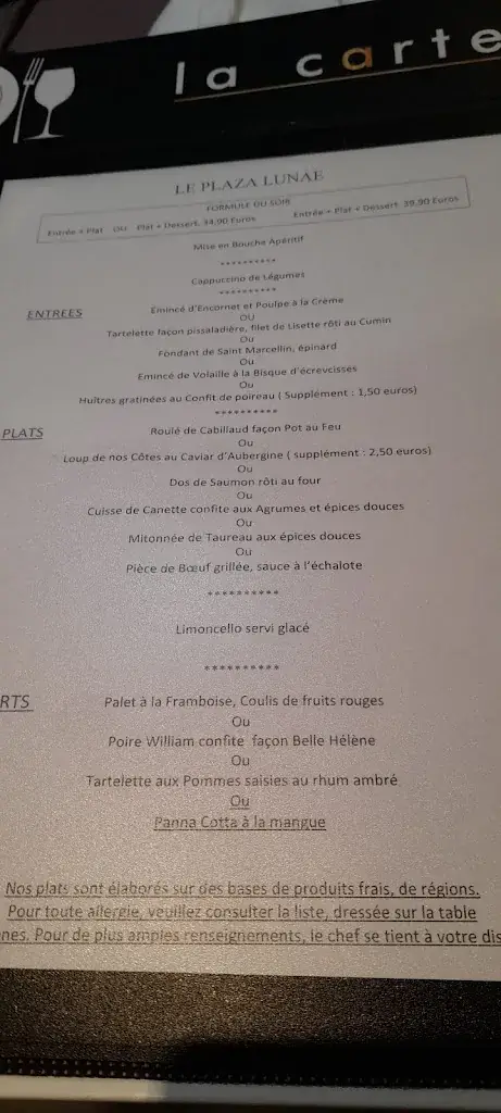 Menu_Le Plaza Lunae_Lunel_image_1