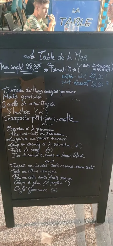 Menu_La Table de la Mer_Agde_image_1