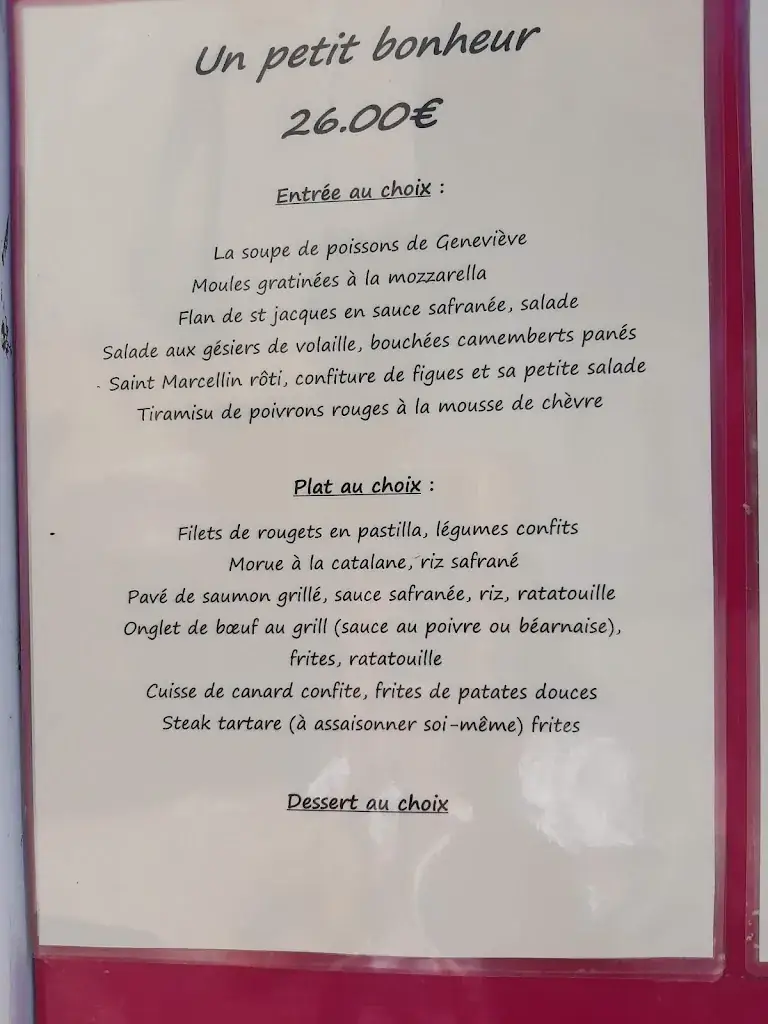 Menü_Restaurant Mare Nostrum_Agde_Bild_2