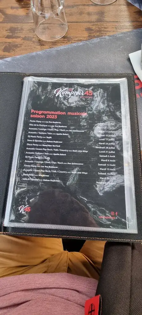 Menu_Le Komptoir45 Cap d’Agde_Agde_image_2