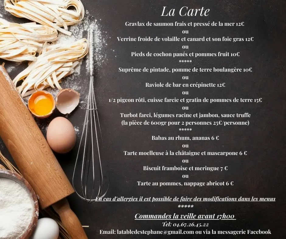 Menu_La Table De Stephane_Agde_image_4
