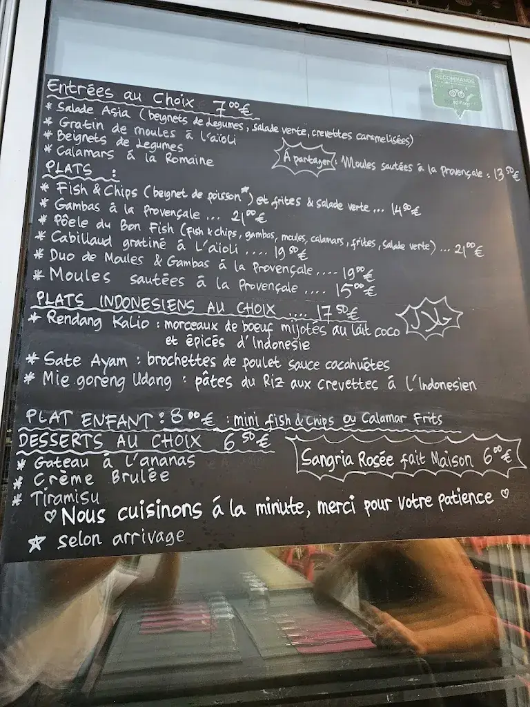 Menu_Au bon fish warung indonésien_d'agde_image_3