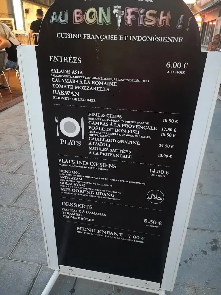 Menu_Au bon fish warung indonésien_d'agde_image_4