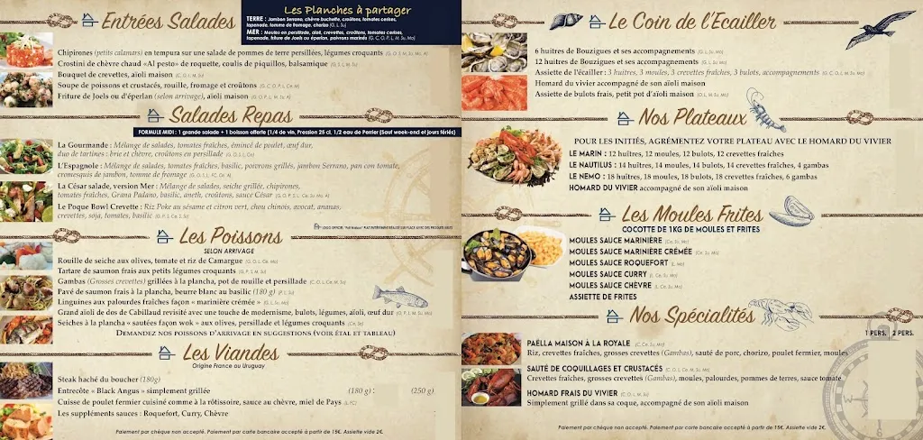 Menü_Le Nautilus_d'Agde_Bild_1