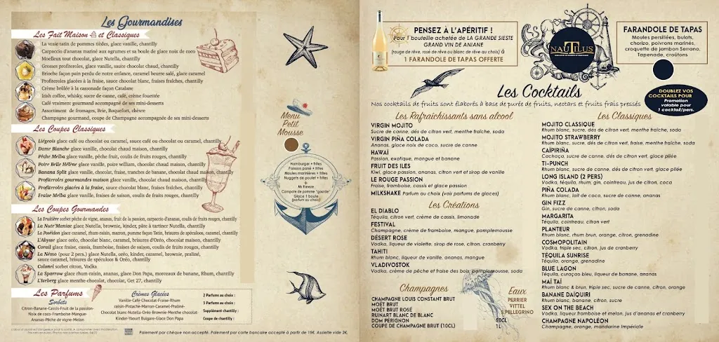 Menü_Le Nautilus_d'Agde_Bild_4