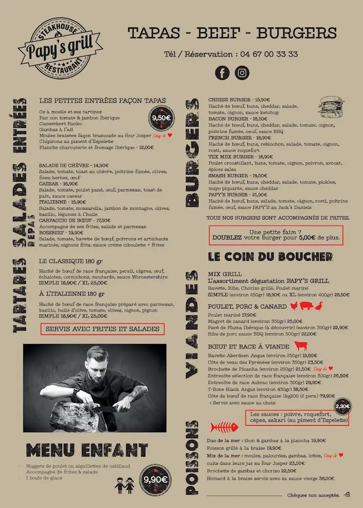 Menu_Papy's grill_Agde_image_1