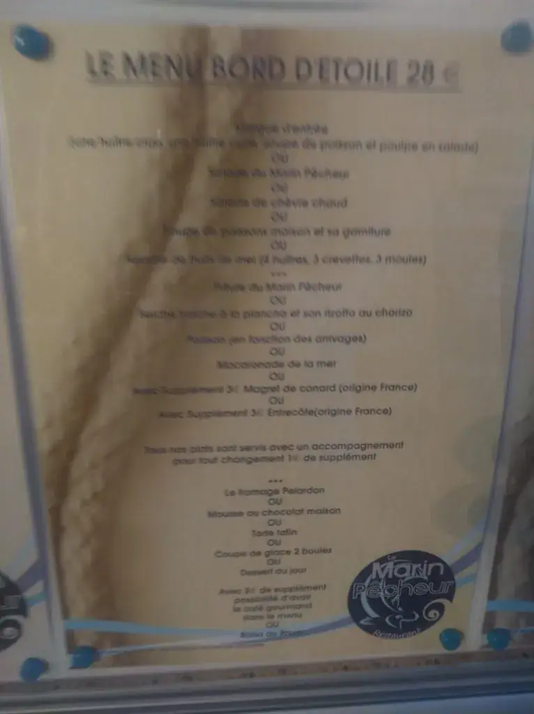 Menu_Le Marin Pêcheur_Agde_image_4