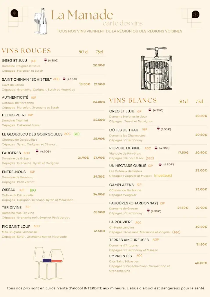 Menu_Restaurant la Manade_Agde_immagine_3