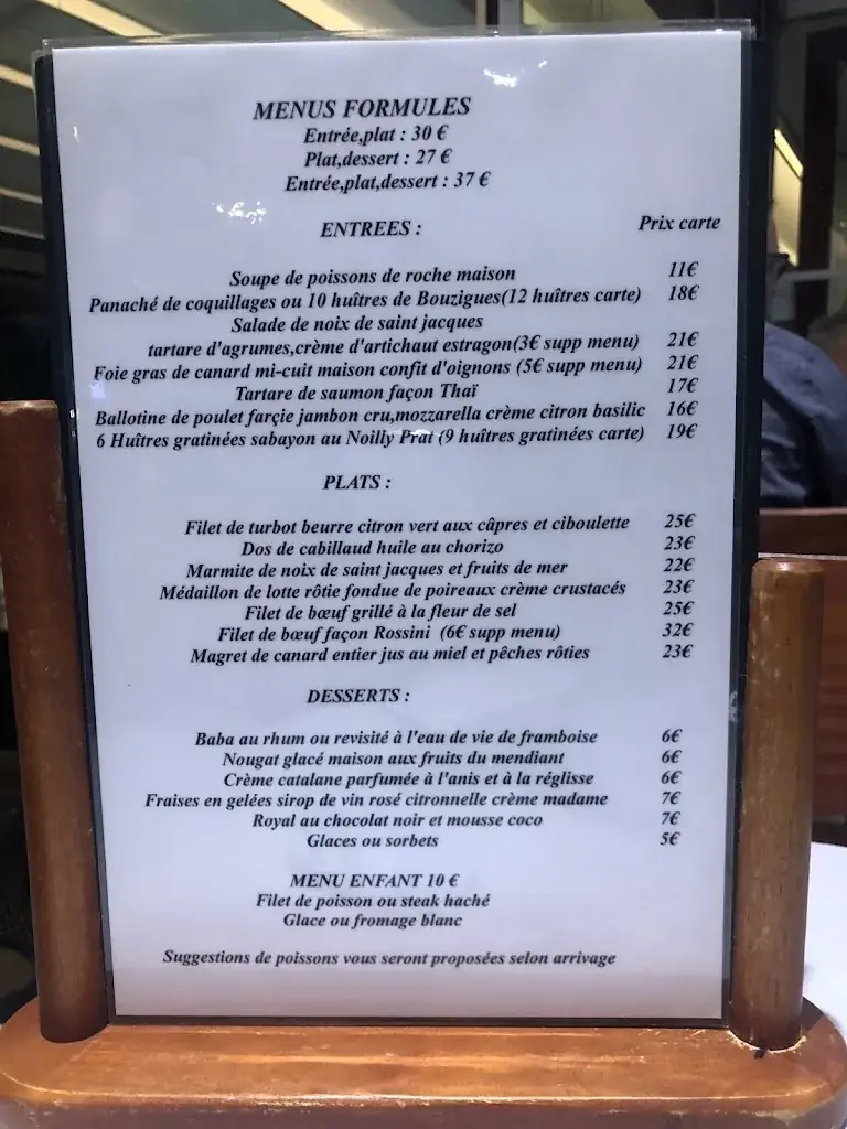 Menu_Restaurant la Madragde_Agde_image_2