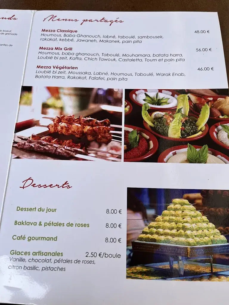 Menu_La Fourchette Libanaise_Agde_image_4