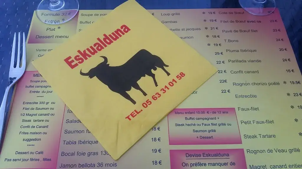 Menu_Restaurant Grill l'Eskualduna_Albias_image_4