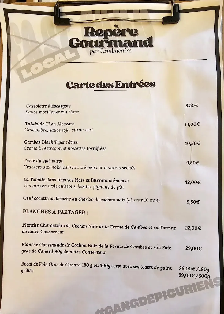 Menu_L'Embucaïre Repere Gourmand_Albias_image_2