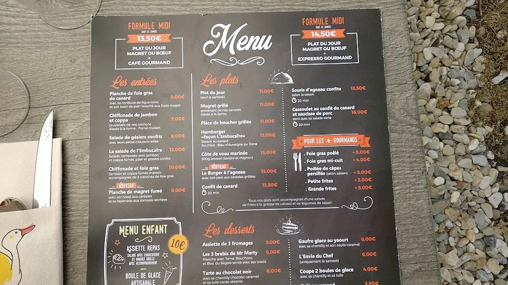 Menu_L'Embucaïre Repere Gourmand_Albias_image_4