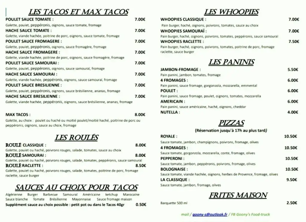 Menu_Le Goony's_Albias_image_2