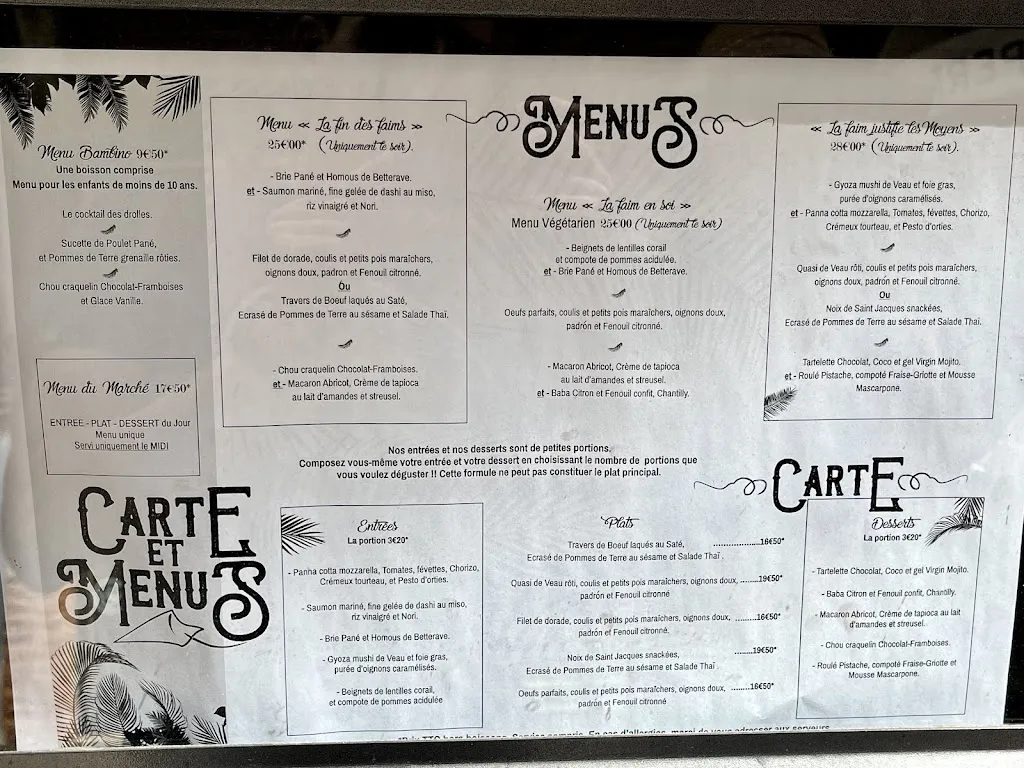 Menu_Restaurant Le Cascarbar à Albi_Albi_image_2