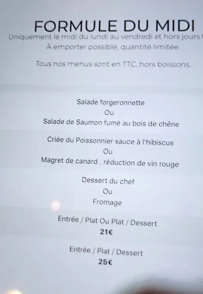 Menu_La Forge du Vieil Alby_Albi_image_2