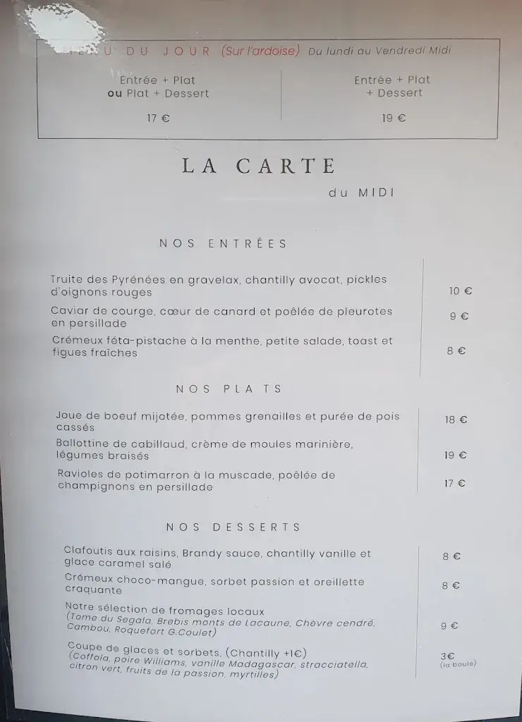 Menu_Restaurant le Bruit en Cuisine_Albi_image_1