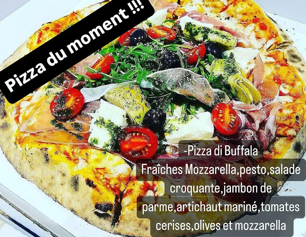 Menü_Pizza Del Tony  camion à pizza_Alignan-du-Vent_Bild_3