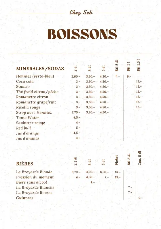 Menu_Restaurant Au Vieux Four_Delley-Portalban_image_3