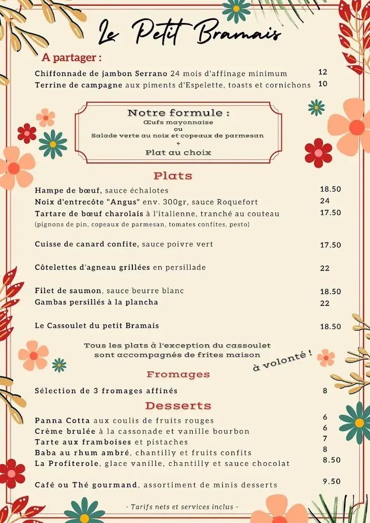 Menu_Le Petit Bramais_Bram_image_2