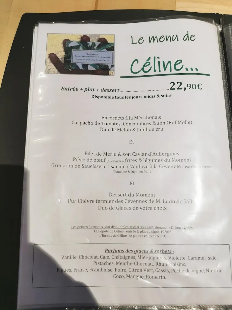 Menu_Le Cévenol_Anduze_image_2