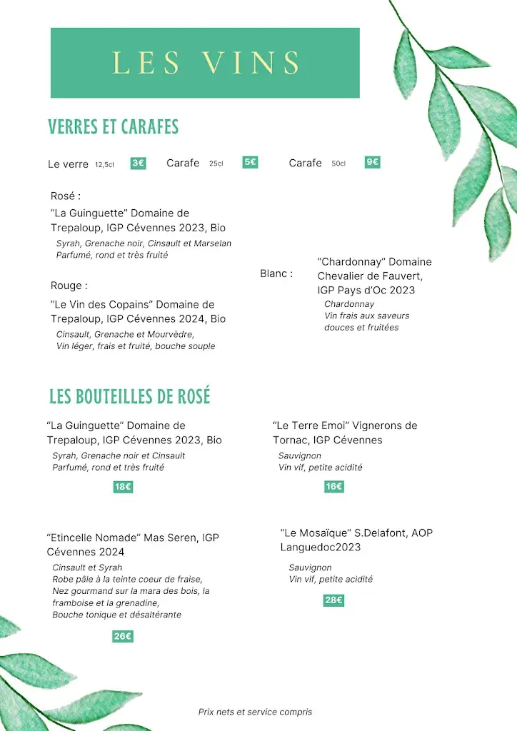 Menu_Andu'zen La Guinguette_Anduze_image_3