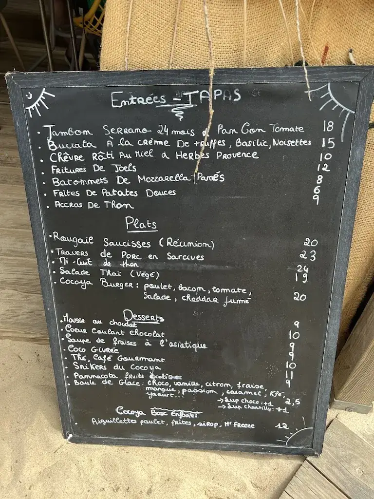 Menu_CocoYa Beach Restaurant - Bar - Cocktails - Tapas - Evènements - Aniane, Montpellier, Hérault_Aniane_image_2