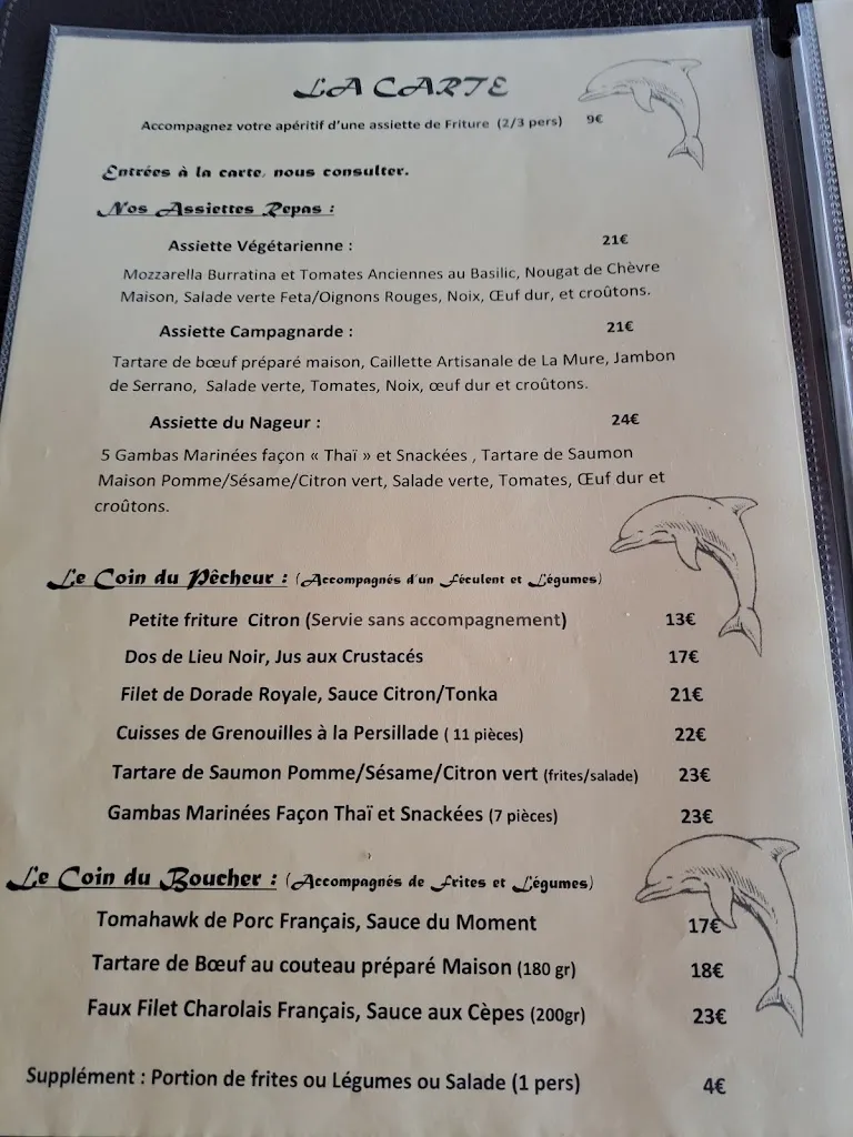 Menu_La Plage des Dauphins_Charavines_image_1