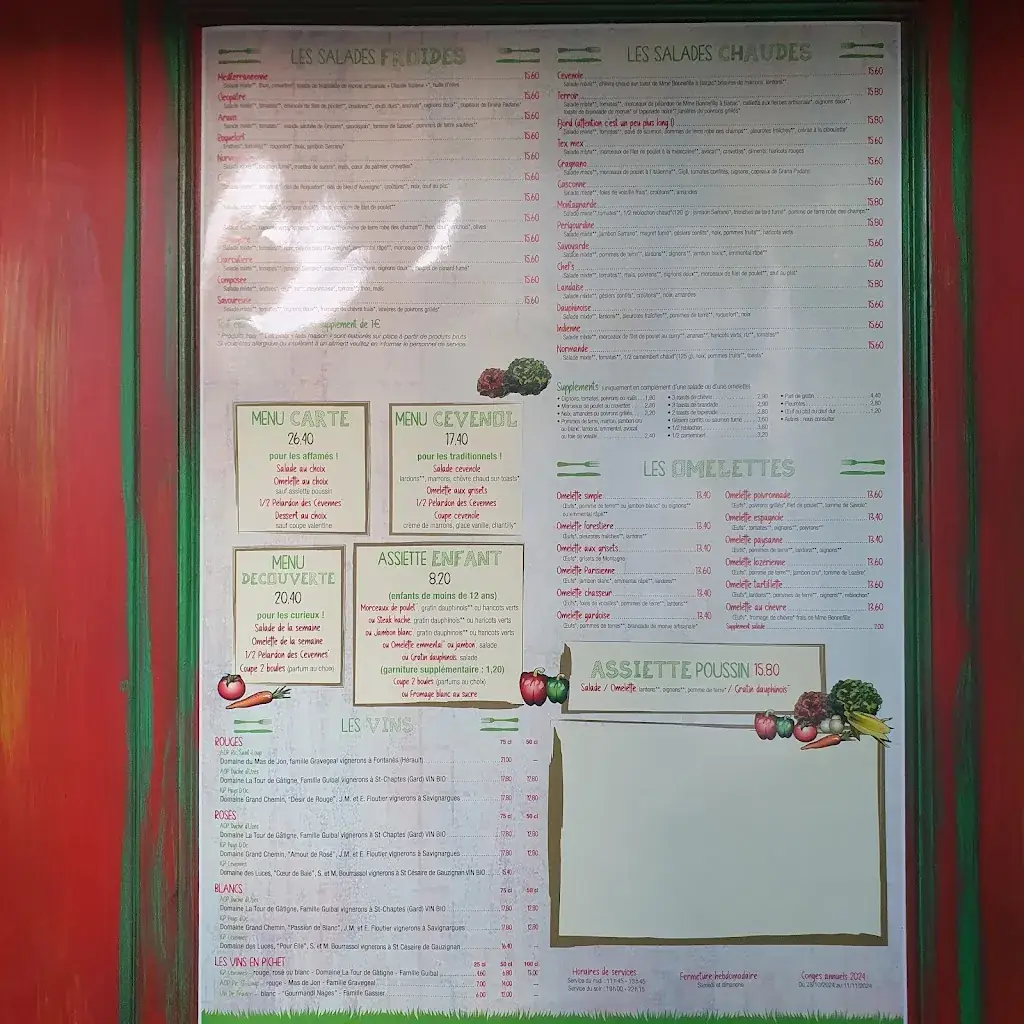 Menu_Le Jardin Cévenol_Alès_image_1