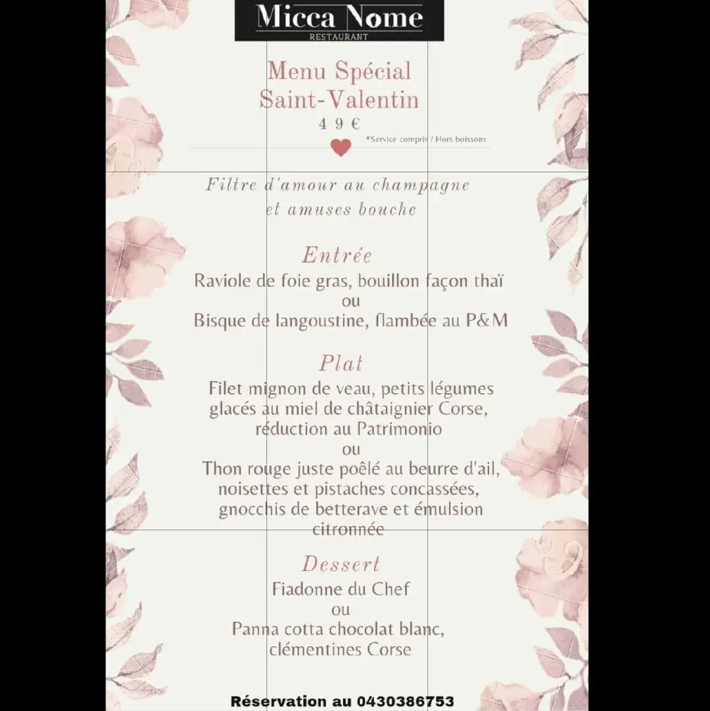 Menu_Micca Nome restaurant_Alès_image_1