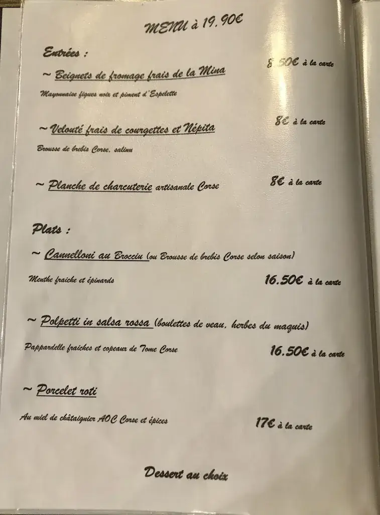 Menu_Micca Nome restaurant_Alès_image_2