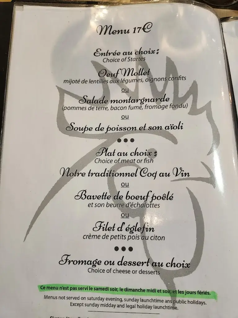 Menu_Le Coq Hardi_Alès_image_3