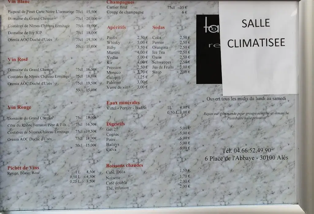 Menü_La Table d'Angélique_Alès_Bild_2