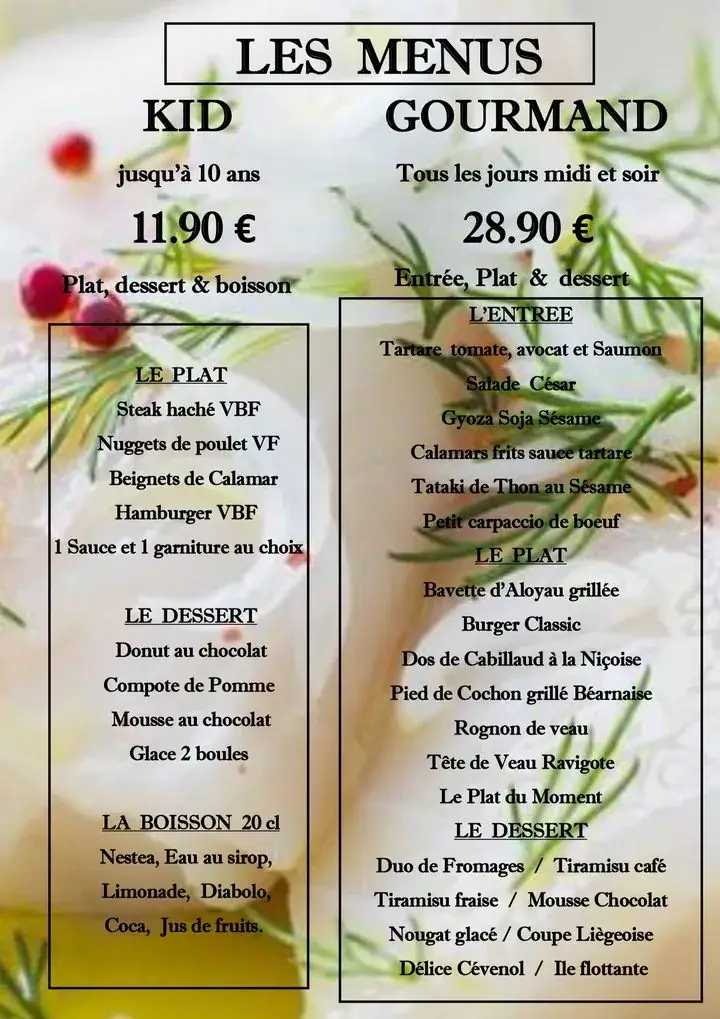 Menu_LE STEAKHOUSE_Alès_image_1