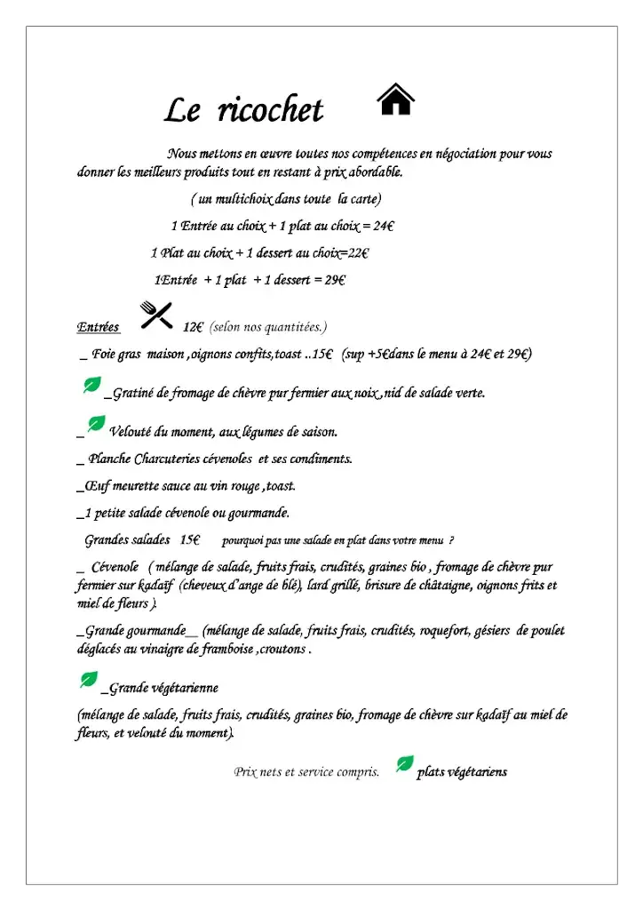 Menü_le ricochet_Alès_Bild_2