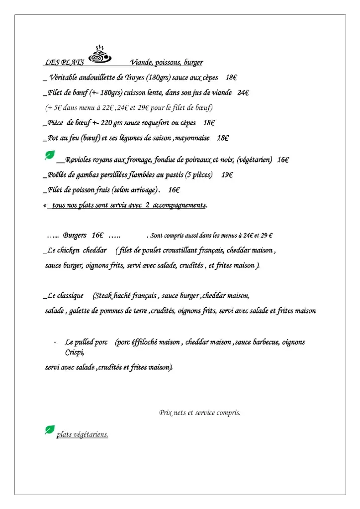 Menü_le ricochet_Alès_Bild_3