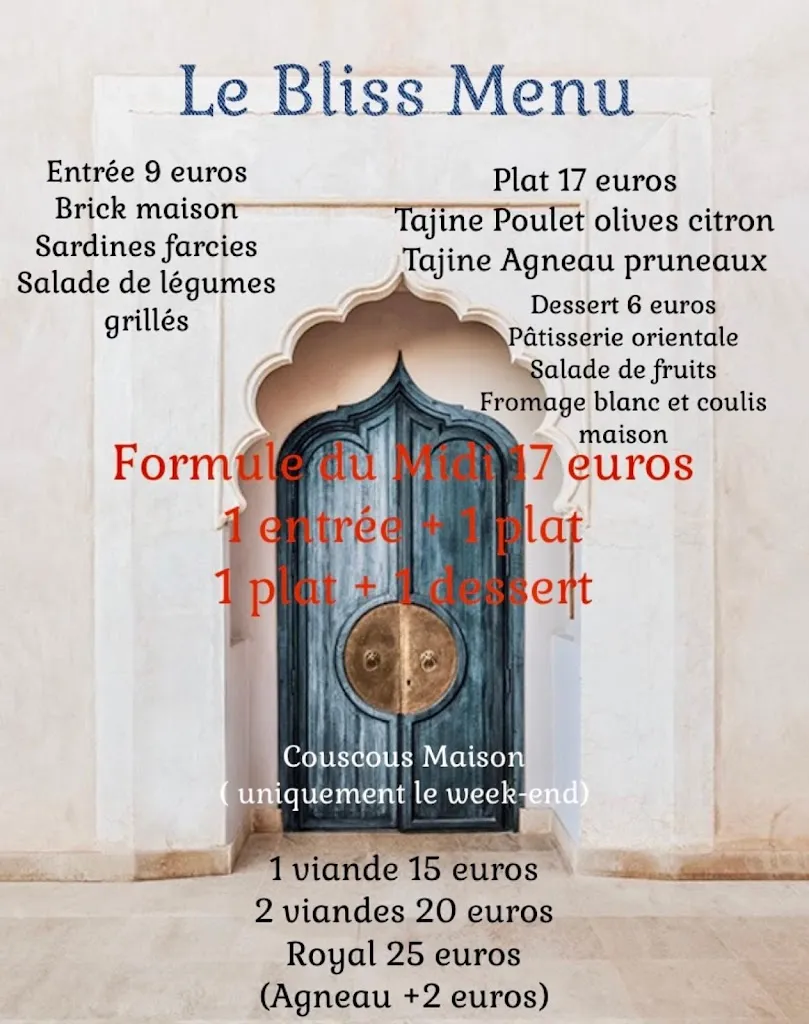 Menu_Restaurant LE BLISS_Alès_image_1