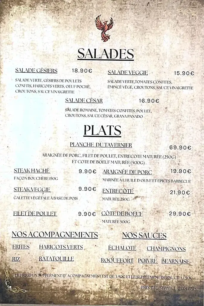 Menu_La taverne des saveurs_Alès_image_3
