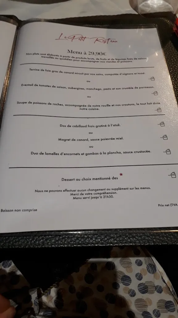 Menu_Le Petit Rest'Eau_Argelès-sur-Mer_image_1