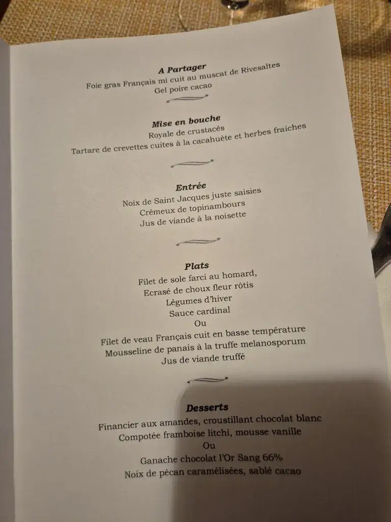 Menu_La Table du Roua_Argelès-sur-Mer_immagine_2