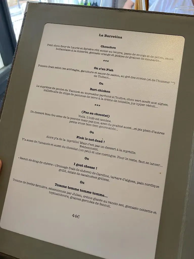 Menu_Restaurant la Bartavelle_Argelès-sur-Mer_image_2