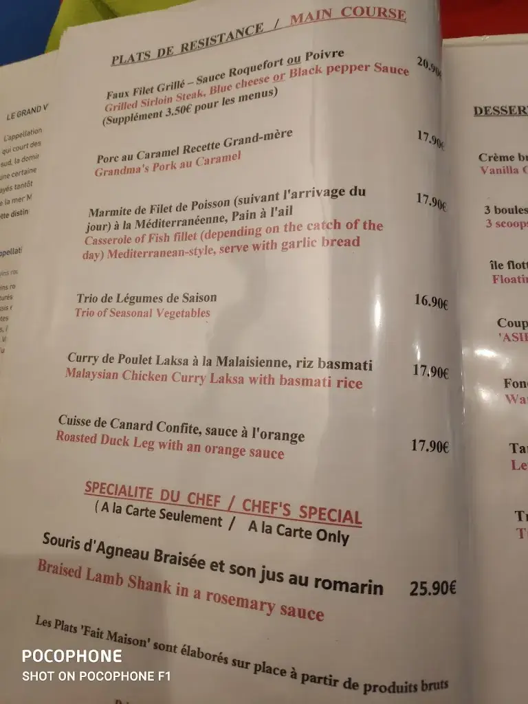 Menu_Restaurant Chez Jean-Marc_Bize-Minervois_image_2