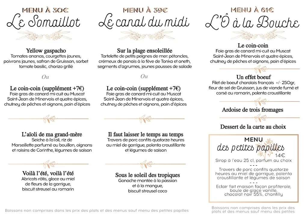 Menu_L'O à la Bouche_Ginestas_image_2